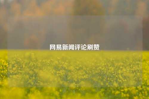 网易新闻评论刷赞